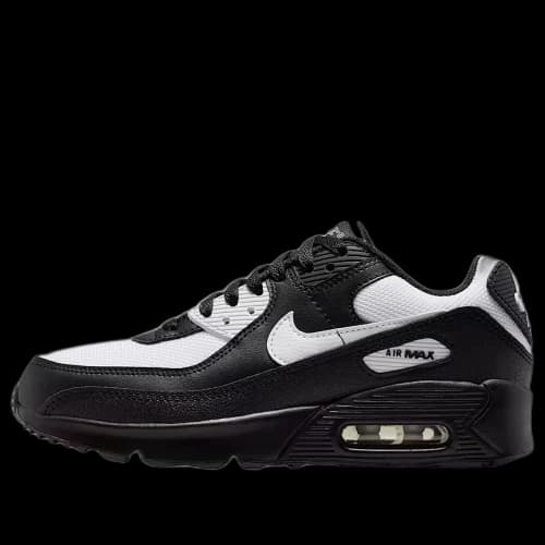 (GS) Nike Air Max 90 'Black White'