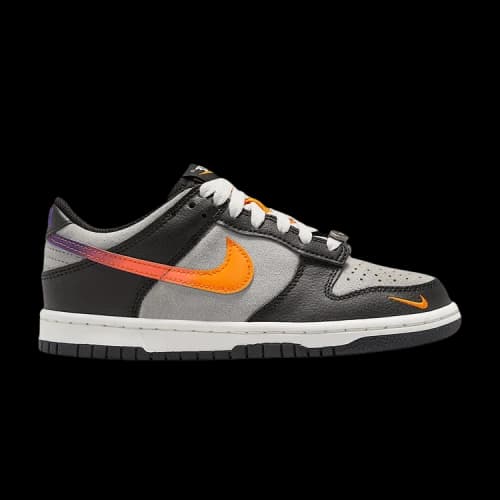 Nike Dunk Low Medium Grey Black Orange Peel (GS)
