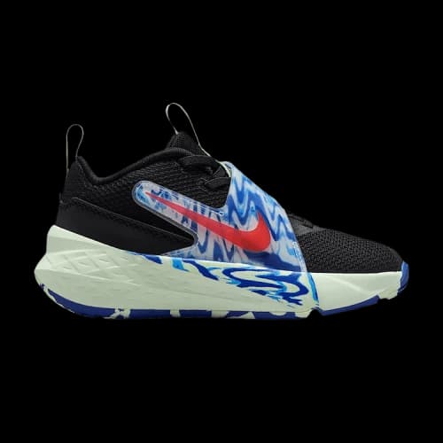 Nike Team Hustle D 12 Black Royal Volt Bright Crimson (PS)