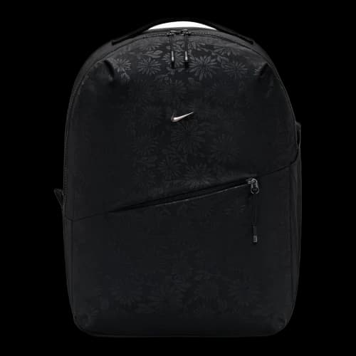 Nike Aura Floral 24L Backpack 'Black Gunmetal'
