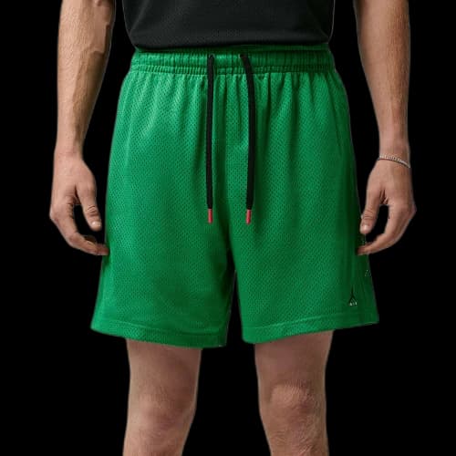 Jordan Brooklyn Basketball Shorts Men's Lucky Green/Black Moderate