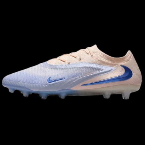 Nike Phantom 6 AG Artificial Ground Artificial Turf Soccer Shoes Unisex Light Pink Blue