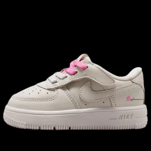 (TD) Nike Air Force 1 Low EasyOn 'Light Bone Playful Pink'