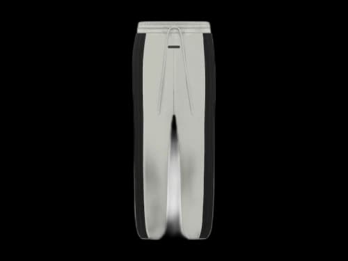 Fear of God Athletics Suede Fleece Stripe Pant Sesame