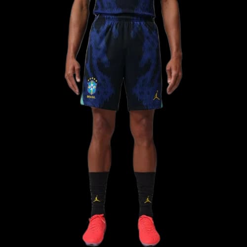 Air Jordan Brazil 2026 Stadium Away Dri-Fit Soccer Replica Shorts 'Royal Black'