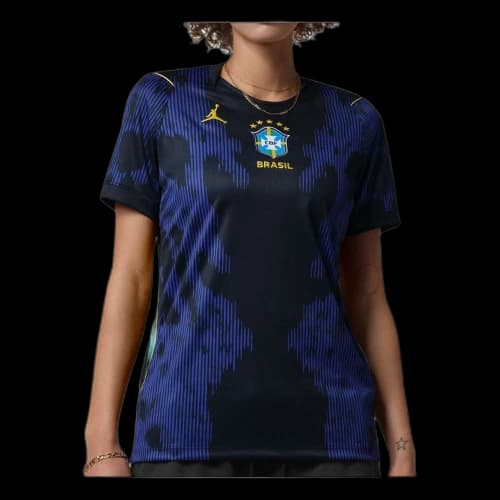 Air Jordan Brazil 2026 Stadium Away Dri-FIT Replica Jersey 'Old Royal Black' (Women's)