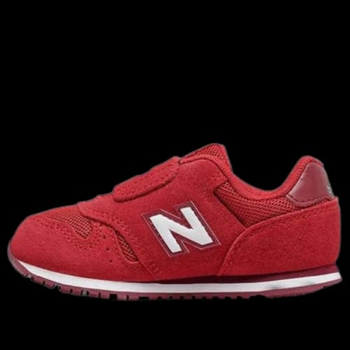 (TD) New Balance 373 Hook and Loop Red