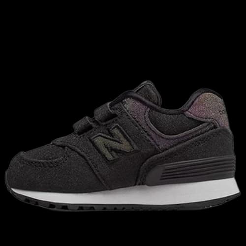 New Balance 574 Black Suede Toddler