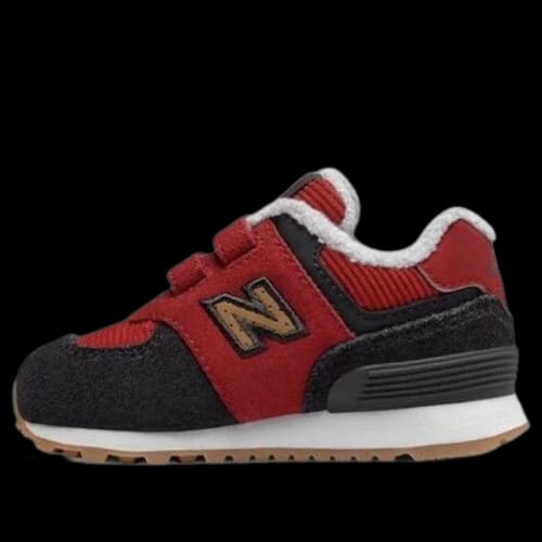 New Balance Hook and Loop 574 'Black Red'