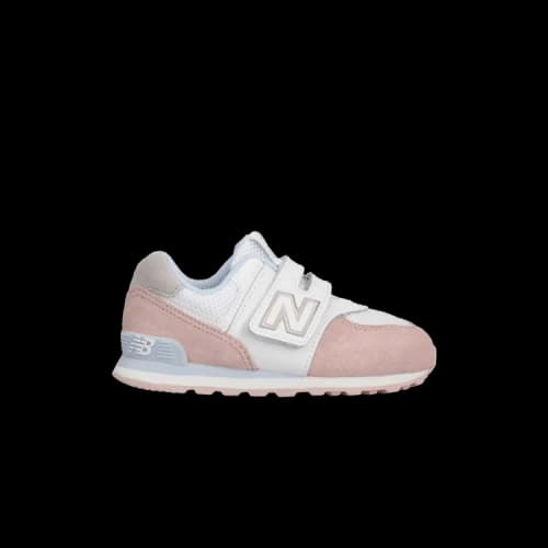 New Balance 574 Infant Wide 'White Pink'