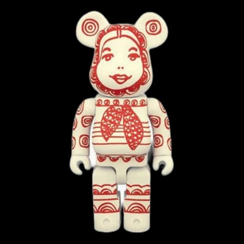 Bearbrick BE@RBRICK Ivana Helsinki Red White 400%