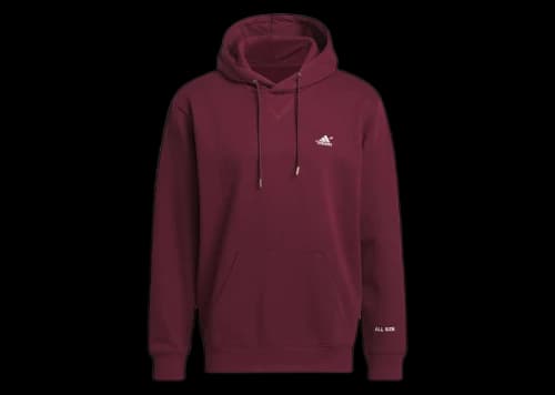 adidas All Szn Valentine's Day Pullover Hoodie Maroon