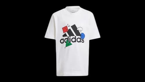 adidas Kids Positivity Table Graphic T-Shirt White