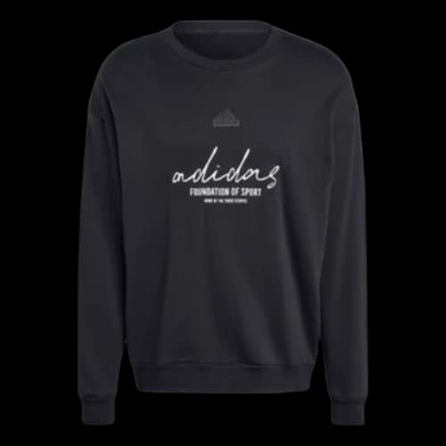 adidas Brand Love French Terry Sweatshirt 'Black'