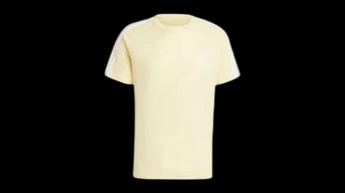 adidas Essentials Single Jersey 3-Stripes T-Shirt Almost Yellow