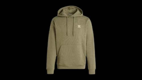 adidas Trefoil Essentials Hoodie Olive Strata