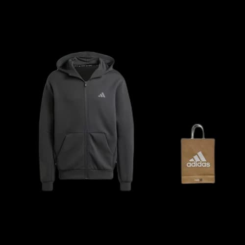 adidas Designed for Training Full-Zip Track Jacket 'Black'