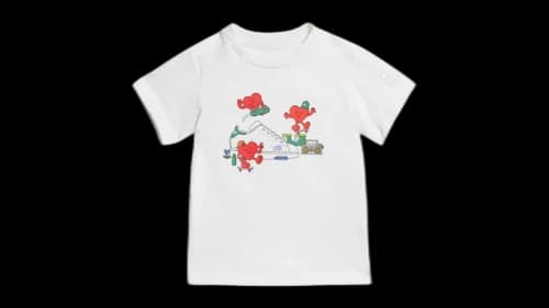 adidas Kids Graphic T-Shirt White