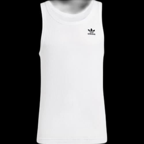 adidas Trefoil Essentials Tank Top White