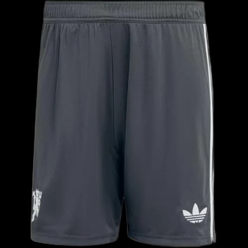 Adidas Originals SS24 Manchester United 24/25 Soccer Bottom Men's Carbon