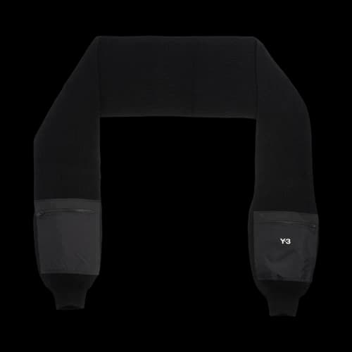 Y-3 Logo Printed Sleeved Scarf 'Black'