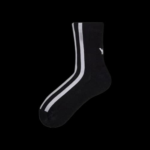 Y-3 Cl High Striped Socks Black