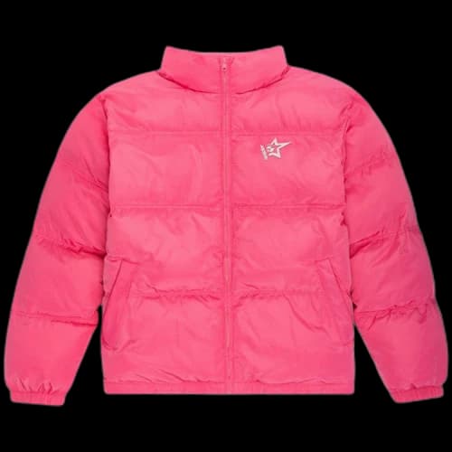 Sp5der 5Star Puffer Jacket 'Pink'