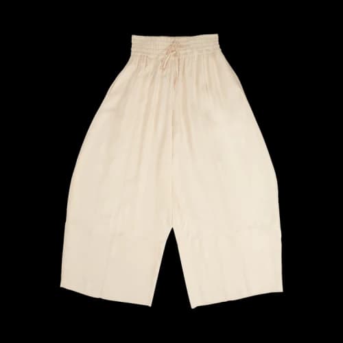 Jil Sander Long Wide Leg Pants 'Ivory'