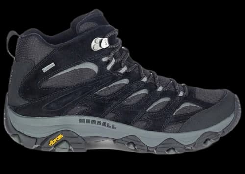 Merrell Moab 3 Mid Gore-Tex Black Grey