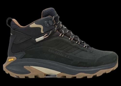 Merrell Moab Speed 2 Leather Mid Waterproof Black