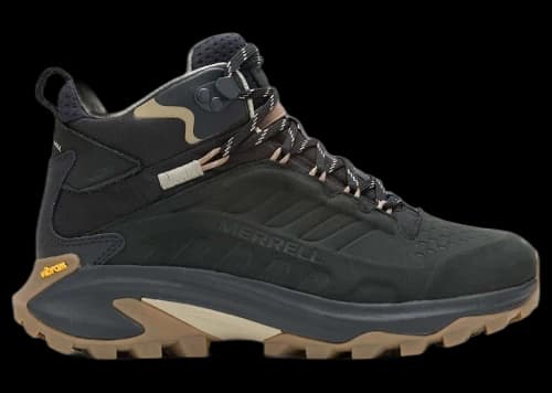 Merrell Moab Speed 2 Leather Mid Waterproof Black (Women's)