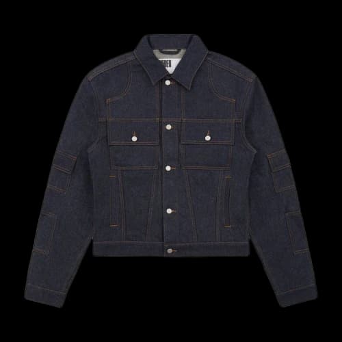 Sp5der Denim V3 Truck Jacket 'Indigo Denim'