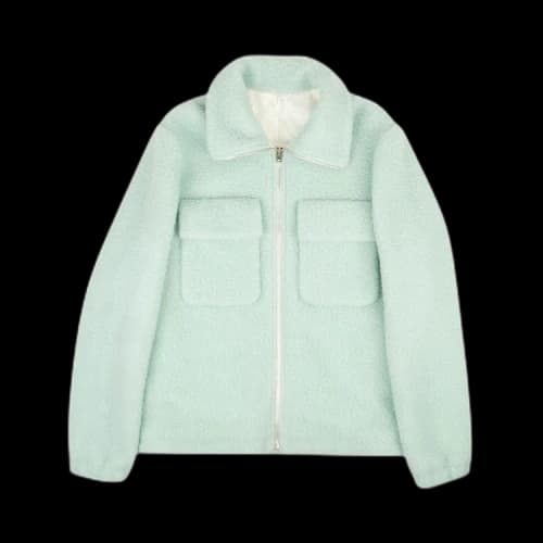 Helmut Lang Oversized Zip Up Jacket 'Blue'