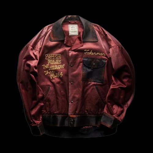 Maison Mihara Yasuhiro Car Club Jacket 'Bordeaux'