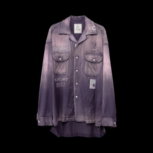 Maison Mihara Yasuhiro Bleached CR Shirts 'Purple'
