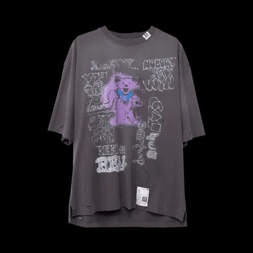 Maison Mihara Yasuhiro Distressed Tee 'Black'