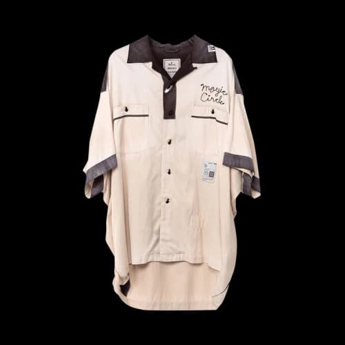 Maison Mihara Yasuhiro Bowling Short-Sleeve Shirt 'White'