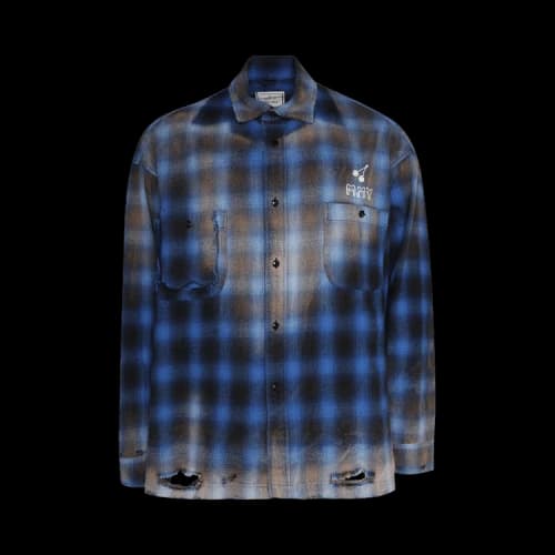 Maison Mihara Yasuhiro Vintage Check Shirt 'Blue'