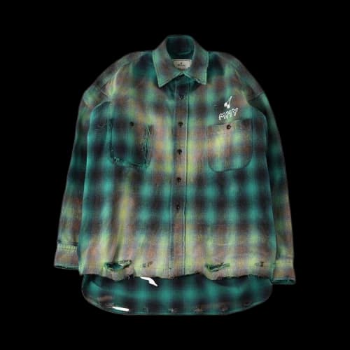 Maison Mihara Yasuhiro Vintage Check Shirt 'Green'