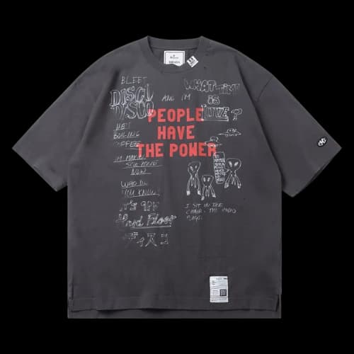 Maison Mihara Yasuhiro Distressed Tee 'Black'