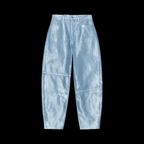 GANNI Foil Stary Denim 'Heather'