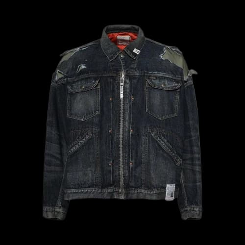 Maison Mihara Yasuhiro Layered Denim Jacket 'Indigo'