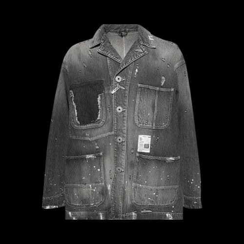 Maison Mihara Yasuhiro Aged Chore Jacket 'Black'