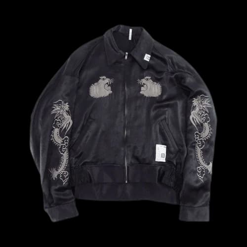 Maison Mihara Yasuhiro Collared Souvenir Jacket 'Black'