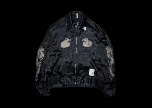 Maison Mihara Yasuhiro Collared Souvenir Jacket Black