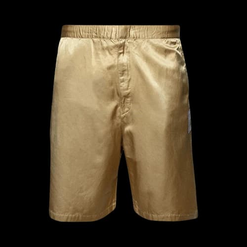 Maison Mihara Yasuhiro Aged Satin Shorts 'Yellow'