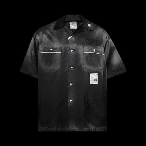 Maison Mihara Yasuhiro Bowling Short-Sleeve Shirt 'Black'
