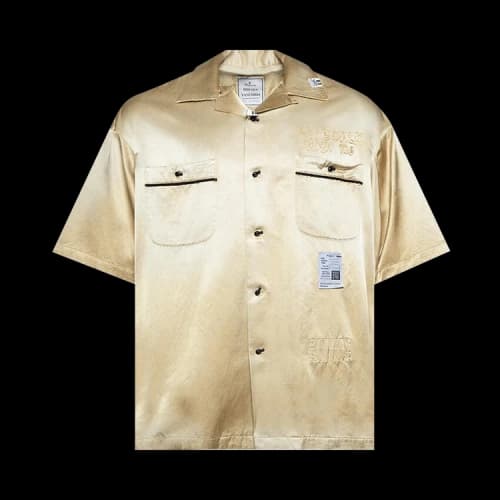 Maison Mihara Yasuhiro Bowling Short-Sleeve Shirts 'Yellow'