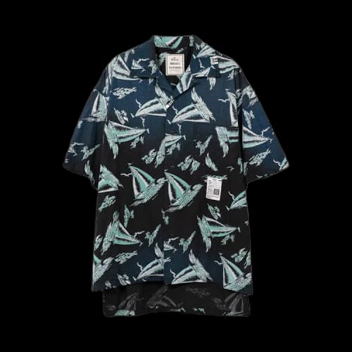 Maison Mihara Yasuhiro Vintage Like Aloha Short-Sleeve Shirt 'Black'