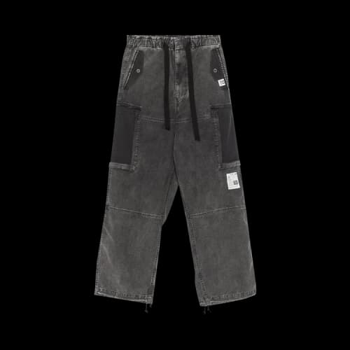 Maison Mihara Yasuhiro Cotton Satin Cargo Pants 'Black'